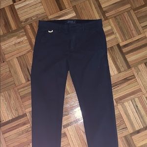 Zara Slim Fit Chinos Pants Navy